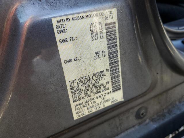 2017 NISSAN ALTIMA 2.5 - 1N4AL3AP8HC487294