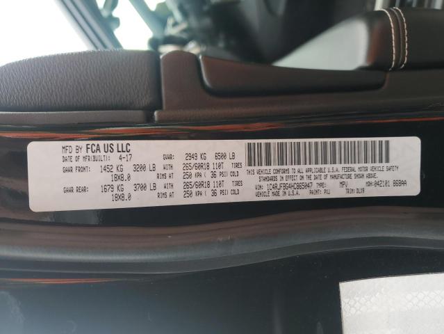 2017 JEEP GRAND CHER - 1C4RJFBG4HC865047