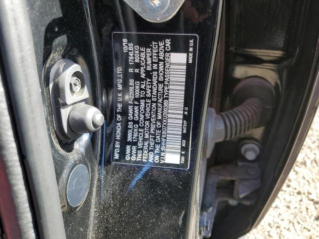 SHHFK8G7XKU200389 2019 HONDA CIVIC
