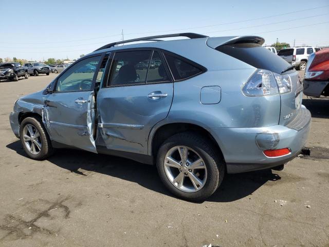 LEXUS RX 400H 2008 blue 4dr spor hybrid engine JTJHW31U182057020 photo #3