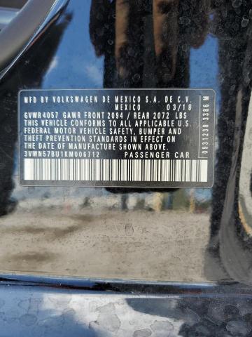 2019 VOLKSWAGEN JETTA S - 3VWN57BU1KM006712