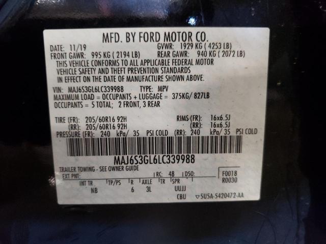 2020 FORD ECOSPORT S - MAJ6S3GL6LC339988
