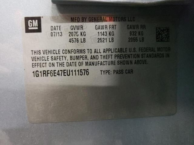 VIN 1G1RF6E47EU111576 2014 Chevrolet Volt no.12