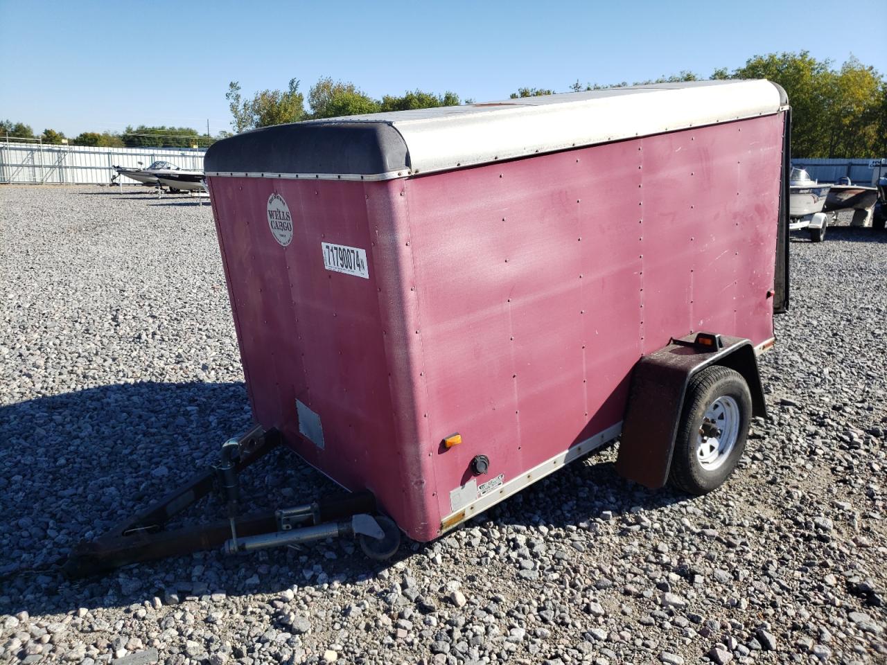 WELLS CARGO TRAILER 2014 red   1WC200C19H1055042 photo #4