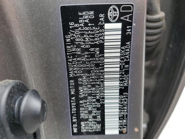2017 TOYOTA COROLLA L - 2T1BURHEXHC811081