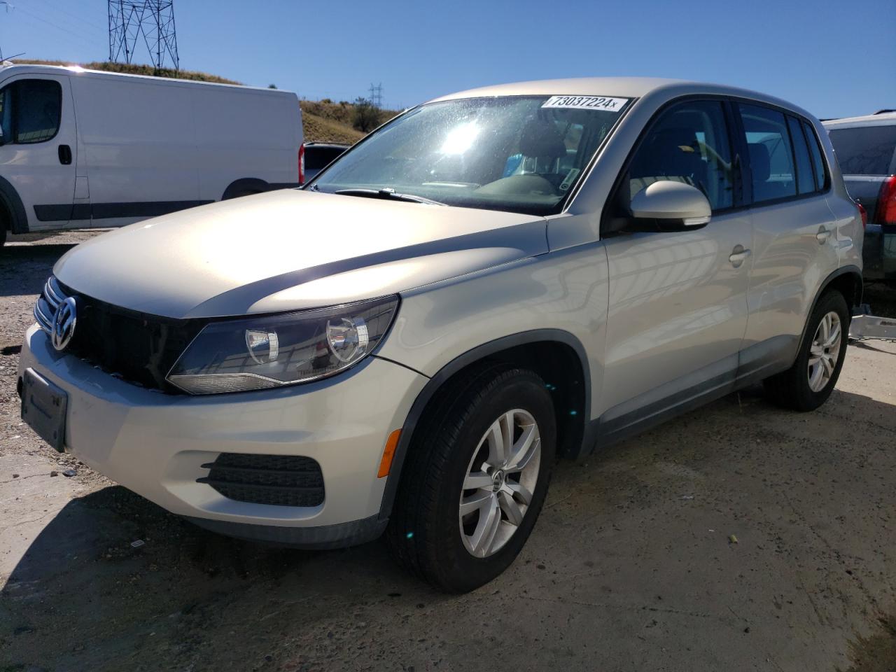 Lot #2862669203 2013 VOLKSWAGEN TIGUAN S