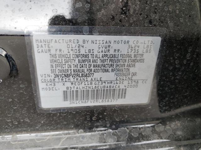 2024 NISSAN VERSA SR - 3N1CN8FV2RL858377