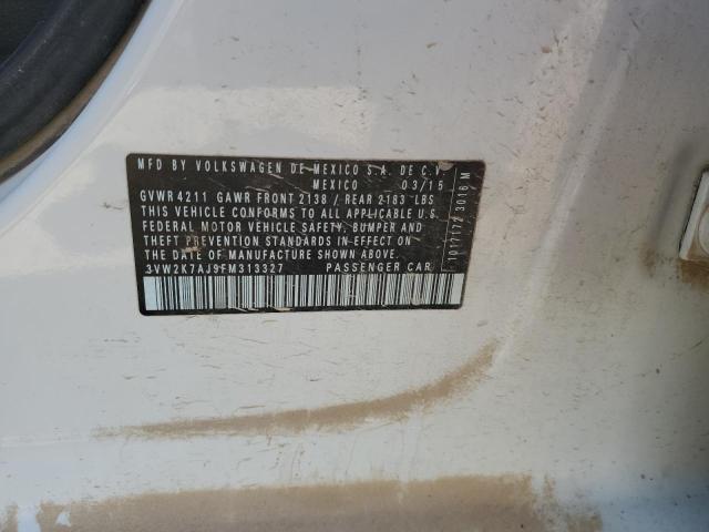 2015 VOLKSWAGEN JETTA BASE - 3VW2K7AJ9FM313327