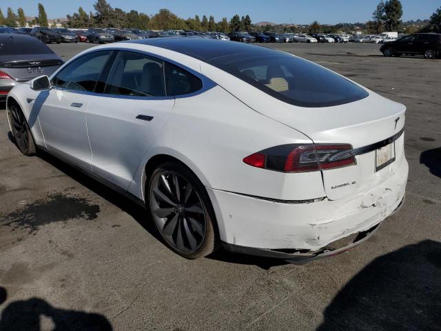 TESLA MODEL S 85 2015 white hatchbac electric 5YJSA1H21FFP80067 photo #3