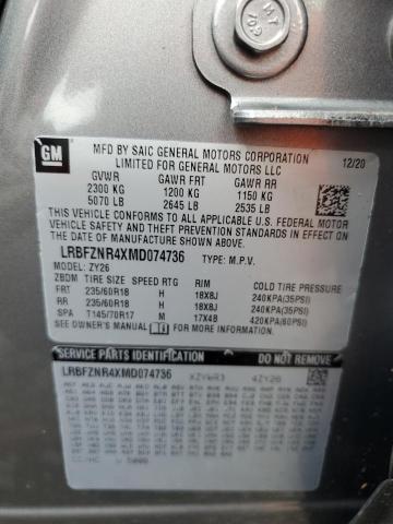 2021 BUICK ENVISION E - LRBFZNR4XMD074736
