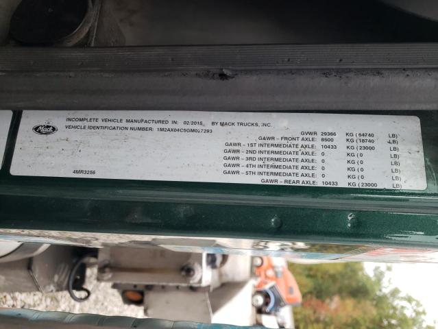 2016 MACK 700 GU700 #3297956784