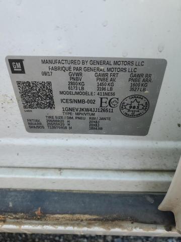 2018 CHEVROLET TRAVERSE P - 1GNEVJKW4JJ126511