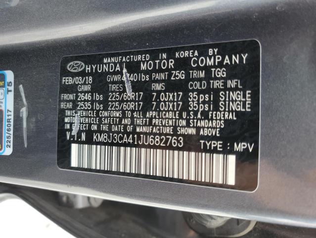 2018 HYUNDAI TUCSON SEL - KM8J3CA41JU682763
