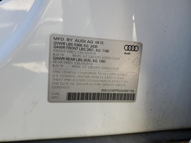 VIN WA1LFAFP5DA089158 2013 AUDI Q5 no.13