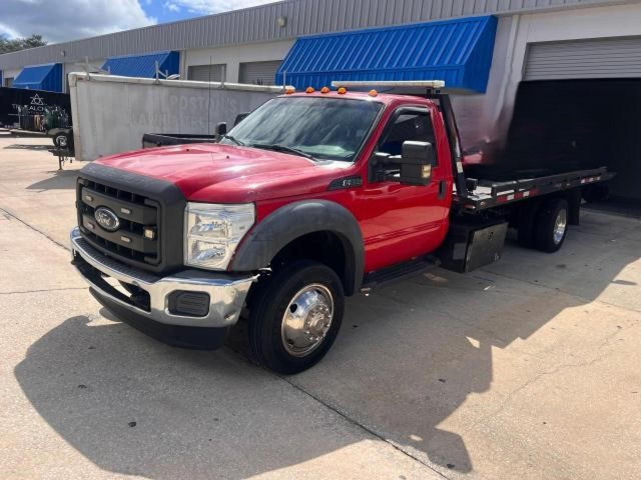 FORD F550 SUPER 2014 red chassis gas 1FDUF5GY7EEB37550 photo #3