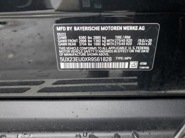 VIN 5UX23EU0XR9S61828 2024 BMW X5, Xdrive40I no.13