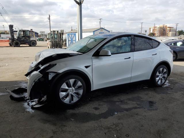 TESLA MODEL Y 2023 white  electric 7SAYGDEE0PF893389 photo #1