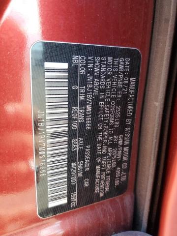 2021 NISSAN ROGUE SPOR - JN1BJ1BV7MW316666