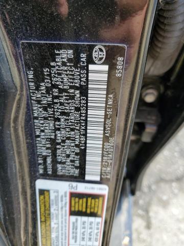 VIN 4T4BF1FK4FR485283 2015 Toyota Camry, LE no.12