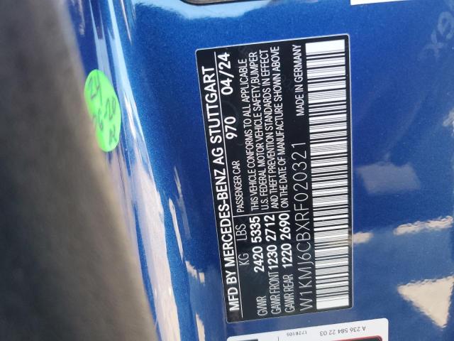 2024 MERCEDES-BENZ CLE AMG 53 W1KMJ6CBXRF020321