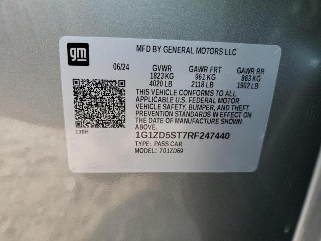 2024 CHEVROLET MALIBU LT - 1G1ZD5ST7RF247440