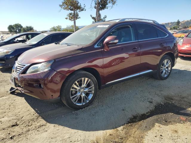 LEXUS RX 350 2013 maroon  gas 2T2ZK1BA7DC091014 photo #1