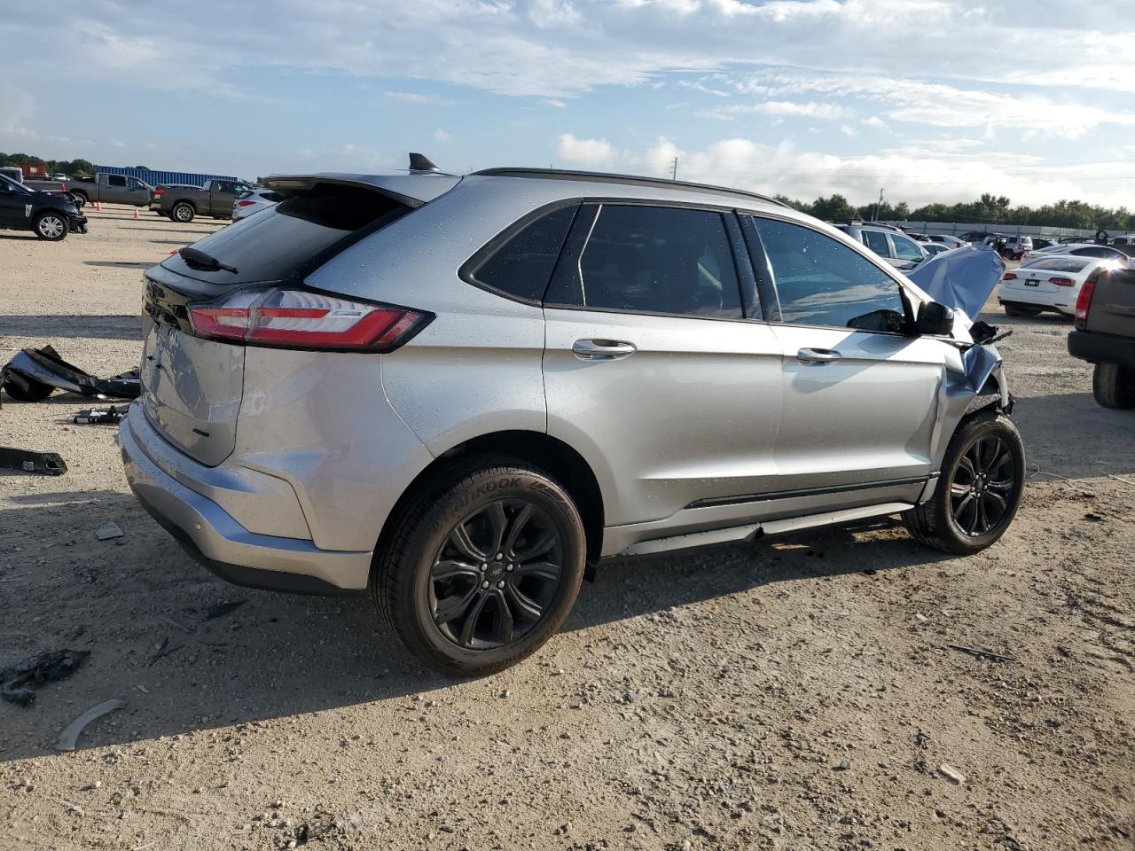 FORD EDGE SE 2023 silver  gas 2FMPK4G93PBA40775 photo #4