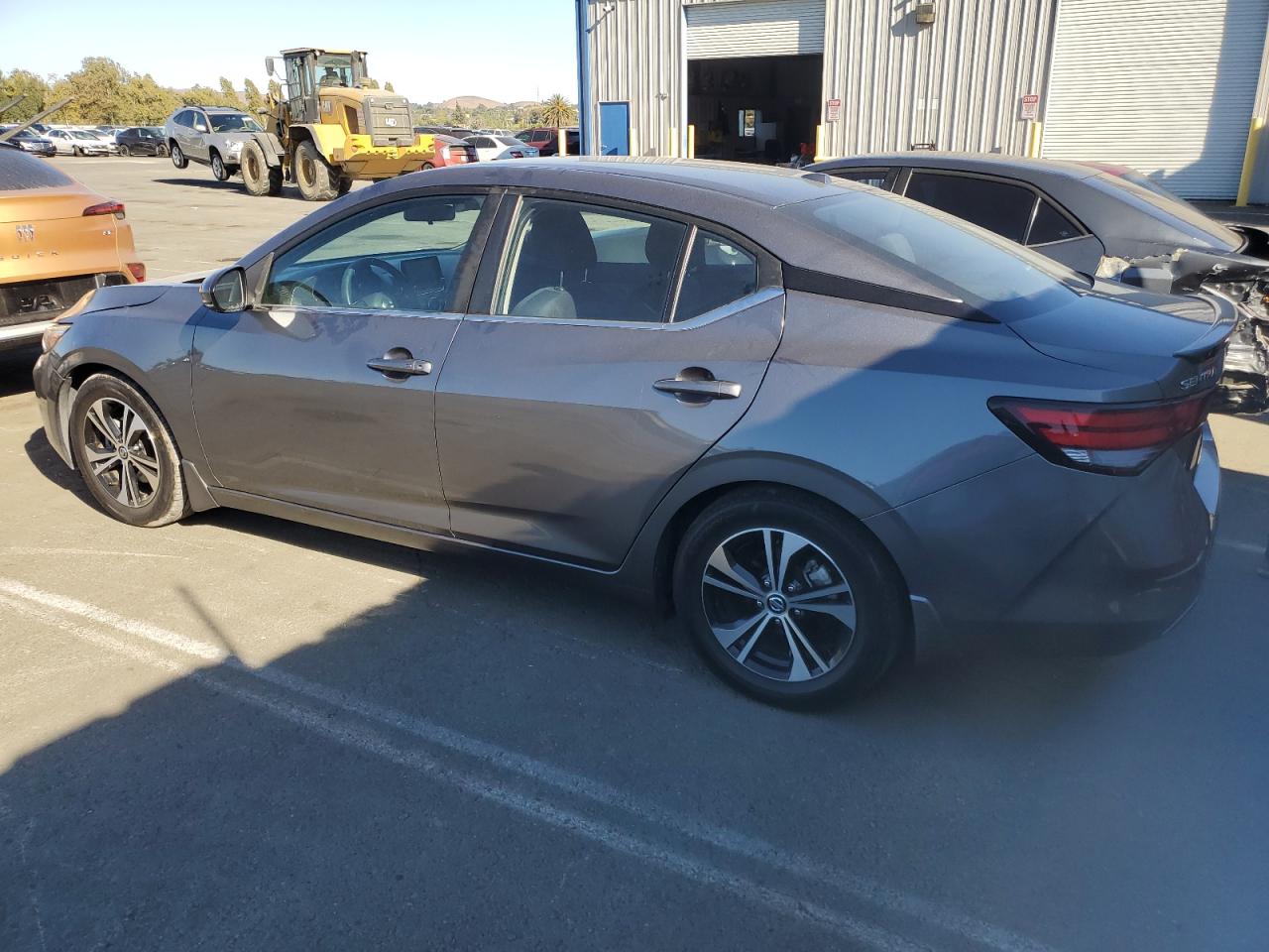 NISSAN SENTRA SV 2020 gray  gas 3N1AB8CV9LY227298 photo #3