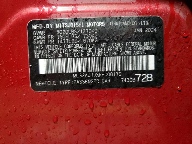 2024 MITSUBISHI MIRAGE ES - ML32AUHJXRH008179