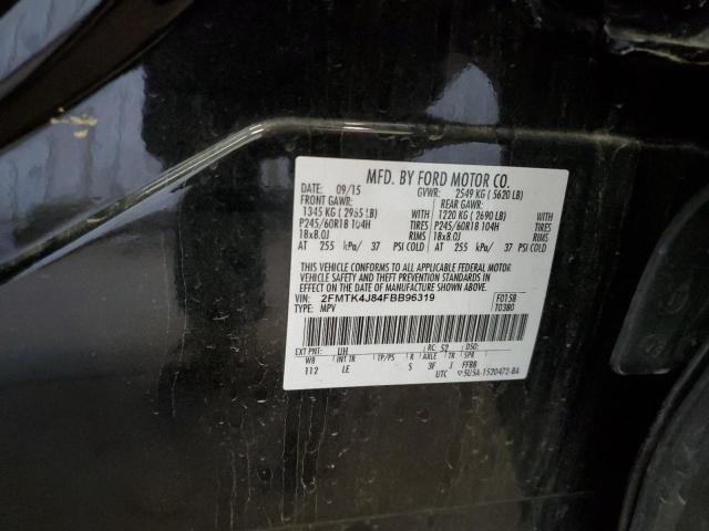 2015 FORD EDGE SEL - 2FMTK4J84FBB96319