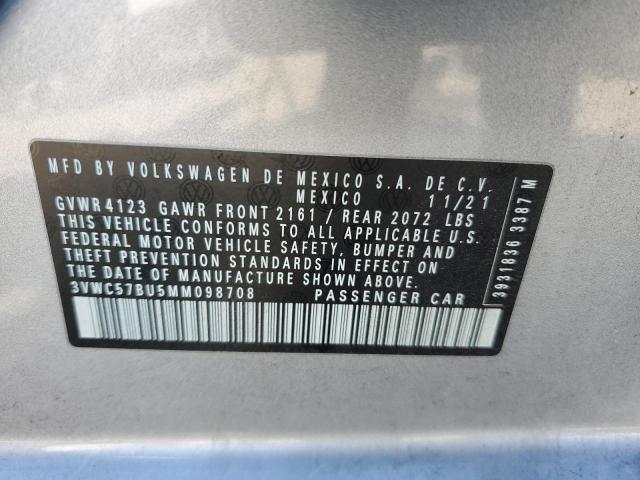 2021 VOLKSWAGEN JETTA S - 3VWC57BU5MM098708