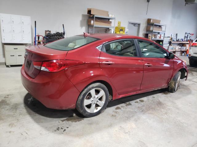 HYUNDAI ELANTRA GL 2012 red  gas KMHDH4AE2CU299169 photo #4