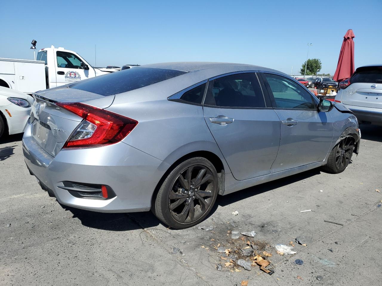 Lot #2976709862 2020 HONDA CIVIC SPOR