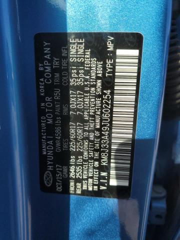 2018 HYUNDAI TUCSON SEL - KM8J33A49JU602254
