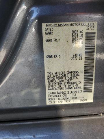 2016 NISSAN ALTIMA 3.5 - 1N4BL3AP1GC138917