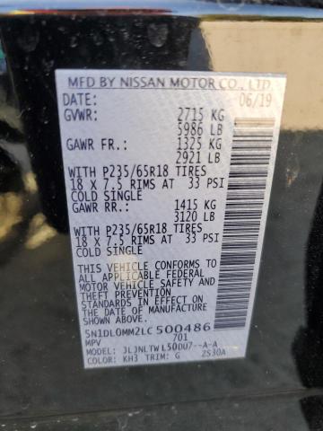 2020 INFINITI QX60 LUXE - 5N1DL0MM2LC500486