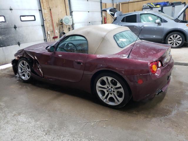 BMW Z4 3.0 2003 purple  gas 4USBT53443LT20687 photo #3