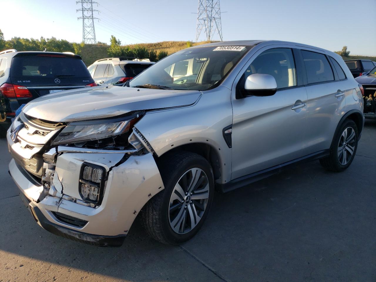 Lot #2926559299 2021 MITSUBISHI OUTLANDER