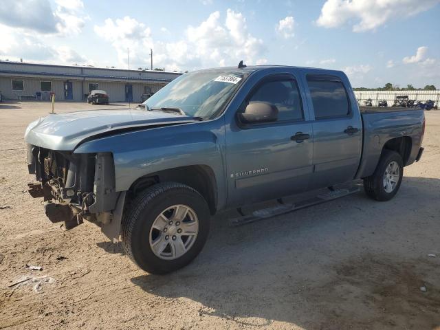 CHEVROLET SILVERADO 2008 blue crew pic gas 3GCEC13C08G115472 photo #1