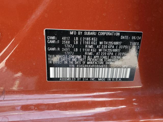 2024 SUBARU CROSSTREK - 4S4GUHU64R3804812