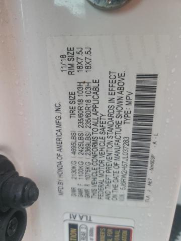 2018 HONDA CR-V EX - 5J6RW2H57JL037283