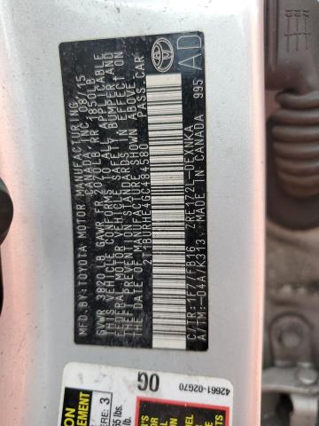 2016 TOYOTA COROLLA L - 2T1BURHE4GC484580