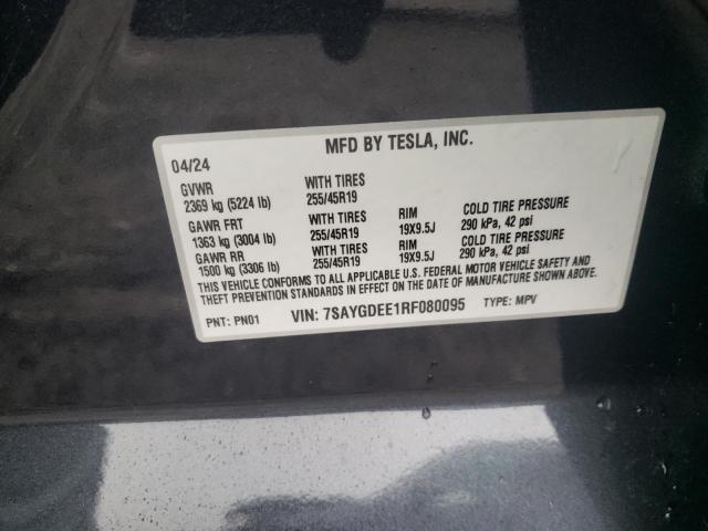 2024 TESLA MODEL Y - 7SAYGDEE1RF080095