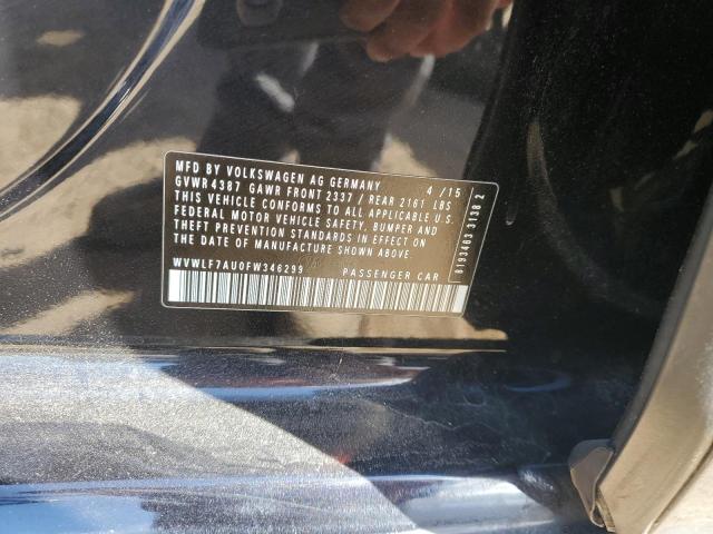 2015 VOLKSWAGEN GOLF R - WVWLF7AU0FW346299