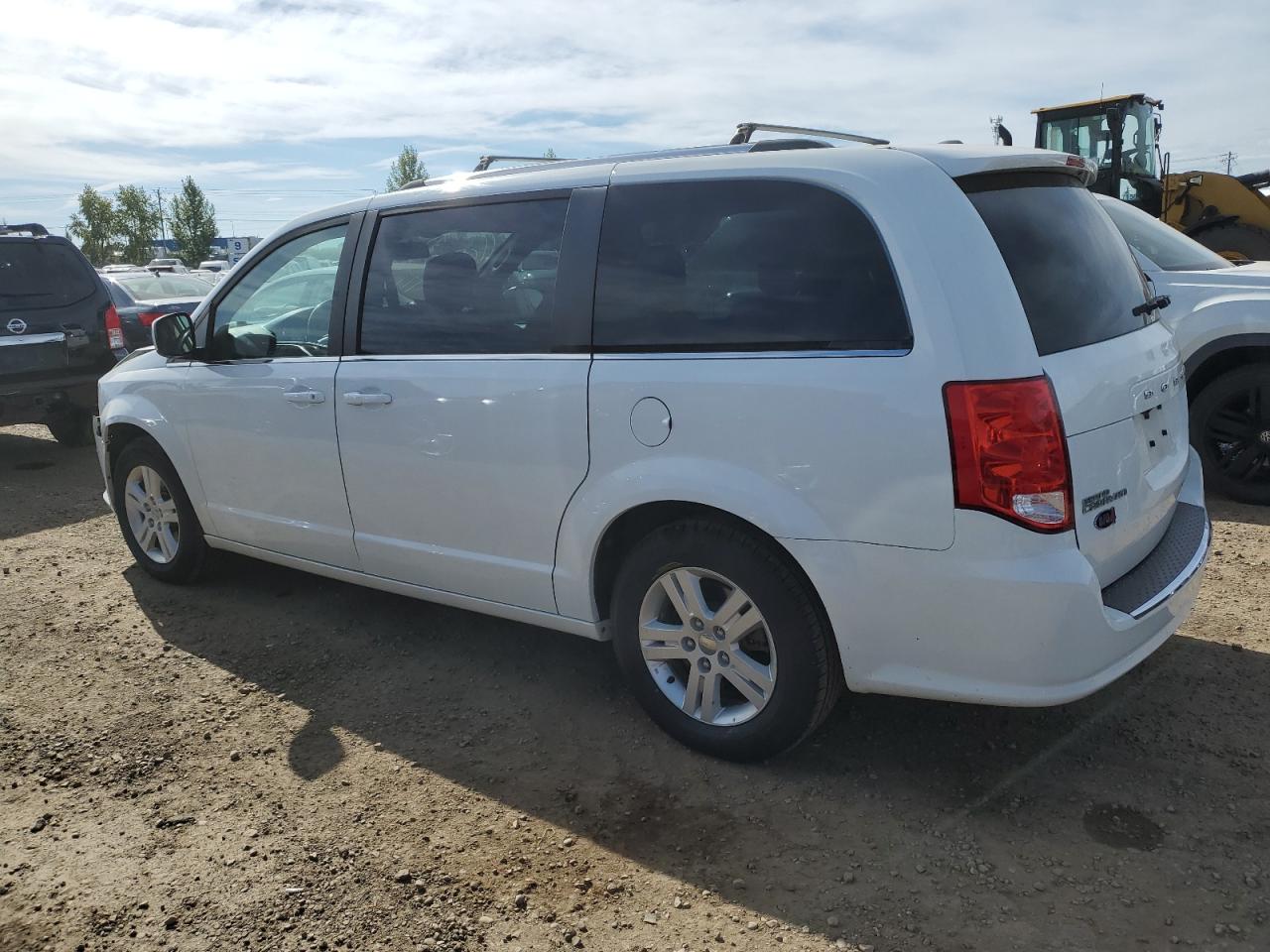 DODGE GRAND CARA 2018 white  flexible fuel 2C4RDGDG2JR295444 photo #3