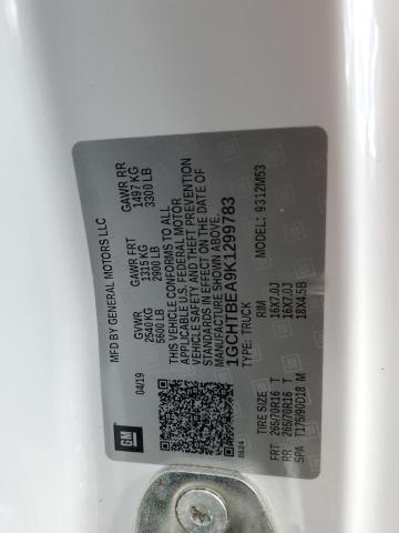 2019 CHEVROLET COLORADO - 1GCHTBEA9K1299783
