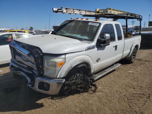 FORD F250 SUPER 2011 white  diesel 1FT7X2BT4BEB47649 photo #1