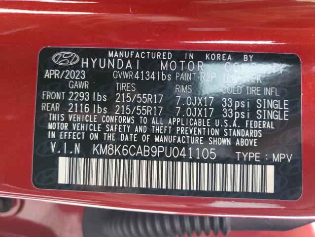 2023 HYUNDAI KONA - KM8K6CAB9PU041105