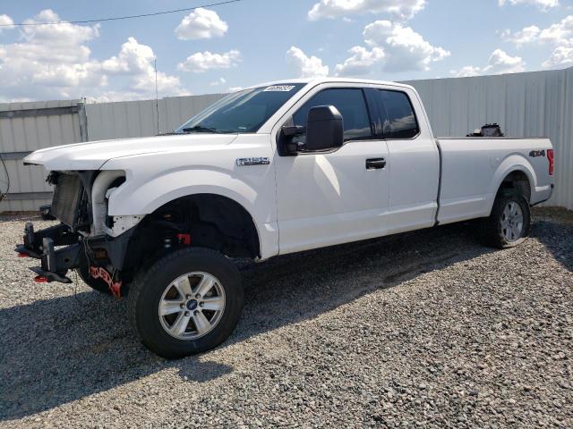 FORD F150 SUPER 2018 white  gas 1FTFX1E52JKF08234 photo #1