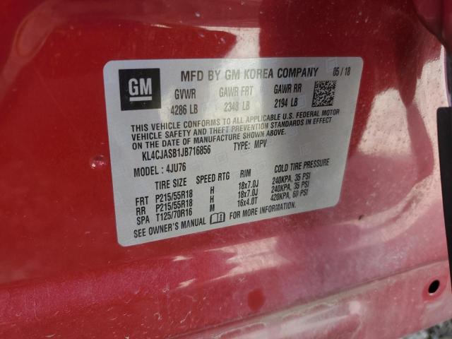 2018 BUICK ENCORE PRE - KL4CJASB1JB716856